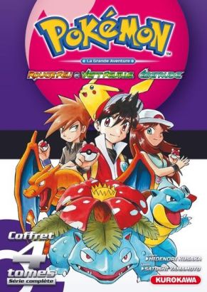 Pokémon - coffret - Rouge Feu et Vert Feuille / Emeraude tomes 1 à 4 Pokémon - coffret - Rouge Feu et Vert Feuille / Emeraude tomes 1 à 4