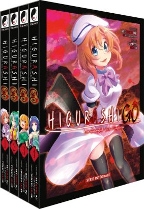 Higurashi - Le Sanglot des Cigales - Gô - coffret intégrale tomes 1 à 4
