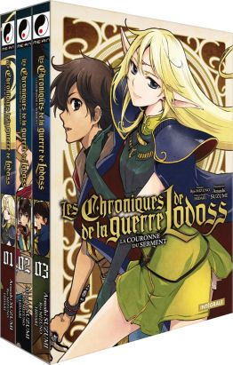 Les chroniques de la guerre de Lodoss - La couronne du serment - coffret intégrale tomes 1 à 3