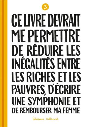 Ce livre devrait me permettre... tome 3