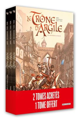 Le Trône d'argile - pack découverte tomes 1 à 3
