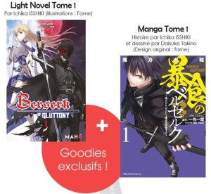 Berserk of gluttony - pack découverte - light novel + tome 1 Berserk of gluttony - pack découverte - light novel + tome 1