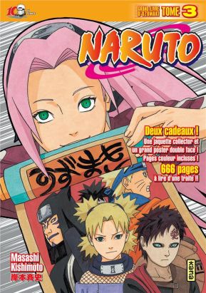 naruto tome 3 - édition collector 10 ans