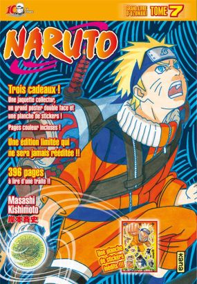 naruto tome 7 - édition collector 10 ans
