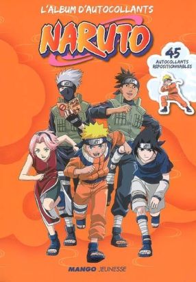 naruto ; l'album d'autocollants naruto