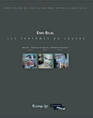 les fantômes du Louvre ; pochette d'illustrations