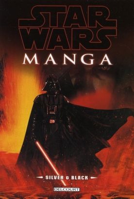 star wars manga ; silver et black