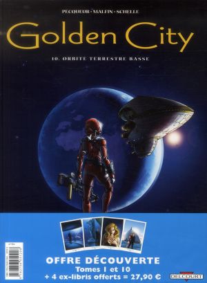 Golden city tome 1 et tome 10 + ex-libris