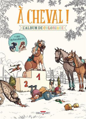 à cheval ! - album de coloriages