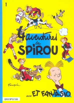 spirou et fantasio tome 1 - quatre aventures de spirou