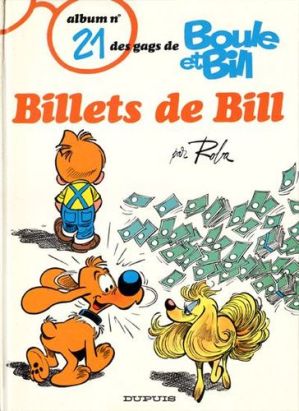 album de boule et bill tome 21 - billet de bill