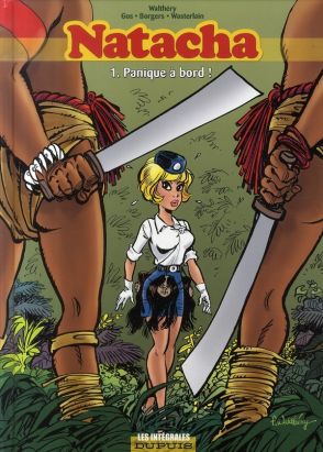 natacha - intégrale tome 1 - panique à bord
