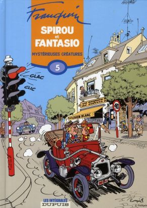 spirou et fantasio - intégrale tome 5 - mystérieuses créatures