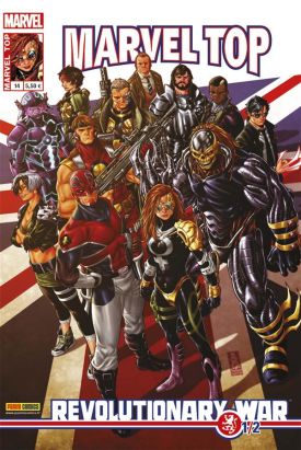 marvel top 14 : revolutionary war 1 (sur 2)