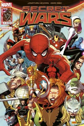Secret wars tome 2 - Cover par Greg Land (2/2)