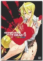 highschool of the dead tome 4 - édition couleurs
