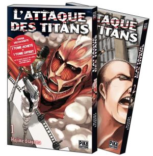 L'Attaque des Titans - Pack découverte tomes 1 et 2