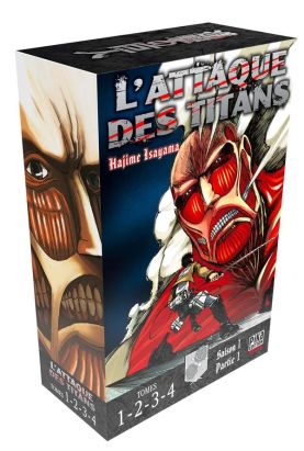 L'attaque des titans - coffret tomes 1 à 4