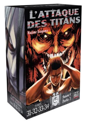 L'attaque des titans - coffret tomes 31 à 34 L'attaque des titans - coffret tomes 31 à 34