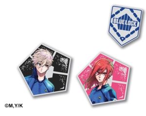Set de 3 pin's blue lock - modèle 2 - 2025
