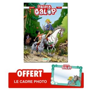 triple galop tome 2 - cadre photo offert !