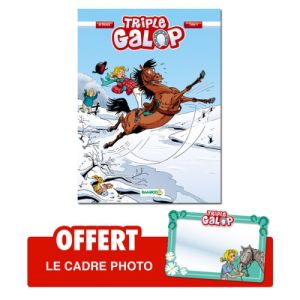 triple galop tome 4 - cadre photo offert !