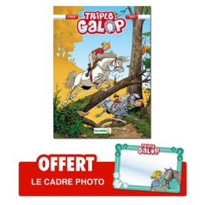 triple galop tome 6 - cadre photo offert !