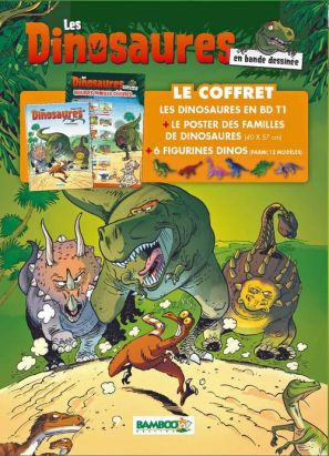 les dinosaures en BD - coffret tome 1