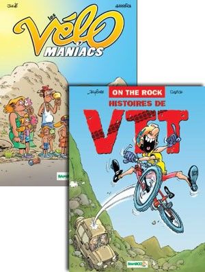 Pack découverte 2015 - Les Vélomaniacs tome 7 + On the rock - Histoires de VTT
