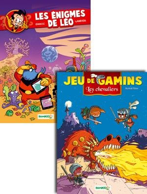 Pack découverte 2015 - Jeu de gamins tome 3 + Les Énigmes de Léo
