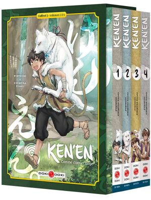 Ken'en - comme chien et singe - coffret tomes 1 à 4