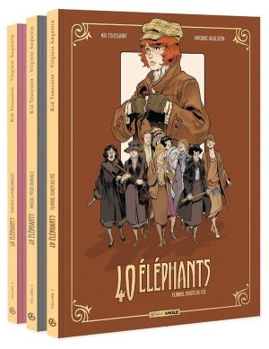 40 éléphants - pack tomes 1 à 3