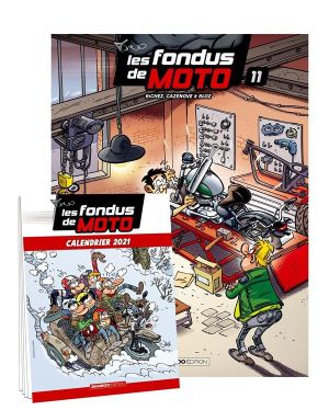 Les fondus de moto tome 11 + calendrier 2021 offert Les fondus de moto tome 11 + calendrier 2021 offert