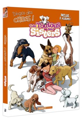 Les toutous des sisters / Les chiens en BD - écrin