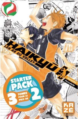 Haikyu !! - Les as du volley - Starter pack tomes 1 à 3 Haikyu !! - Les as du volley - Starter pack tomes 1 à 3