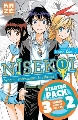 Nisekoi - Starter Pack tomes 1 à 3 - édition 2016