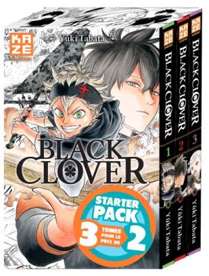 Black clover - starter pack tomes 1 à 3