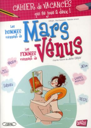 Cahier d'activités mars et vénus sous la couette Cahier d'activités mars et vénus sous la couette