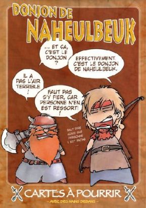 le donjon de naheulbeuk ; set de cartes postales