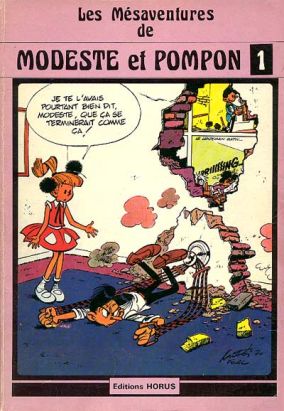 Modeste et Pompon (Mittéï/Godard) tome 1 - Les mésaventures de Modeste et Pompon 1 (éd. 1979)