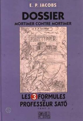 blake et mortimer ; dossier mortimer contre mortimer ; crayonnés de satô tome 2 blake et mortimer ; dossier mortimer contre mortimer ; crayonnés de satô tome 2