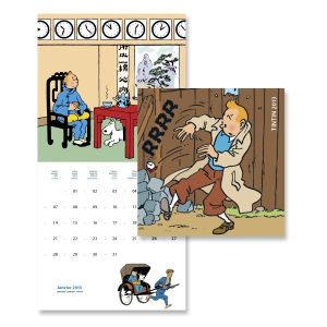 Tintin Calendrier 2013 ; Le Temps (L'horloge)