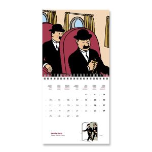 Tintin Petit Calendrier 2013 ; Le Temps (L'horloge)