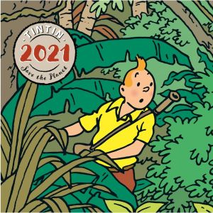 Petit calendrier à poser Tintin 2021 - Save the planet