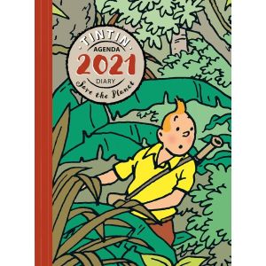 Agenda de bureau Tintin 2021 - Save the planet