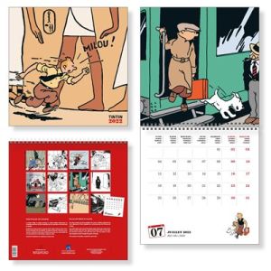 Calendrier Tintin 2022 (30x30cm)