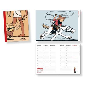 Agenda de bureau Tintin 2022