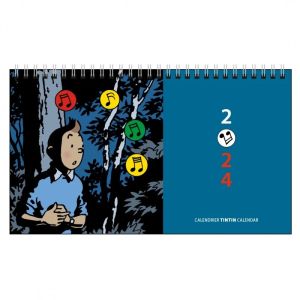 Calendrier à poser Tintin 2024