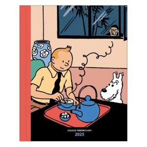 Agenda de bureau Tintin 2025