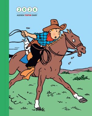Agenda de bureau Tintin 2026